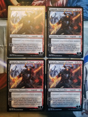 Angrath Captain Of Chaos 4x *$10 Off Every $35 Sale!* Magic MTG Card - WAR - Picture 1 of 1