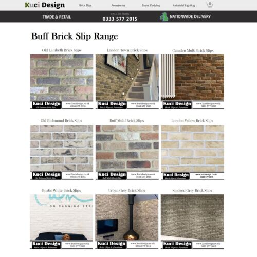 Rustic Yellow Brick Slips, Wall Cladding, Feature Wall, Brick Tiles SAMPLE - Picture 3 of 3