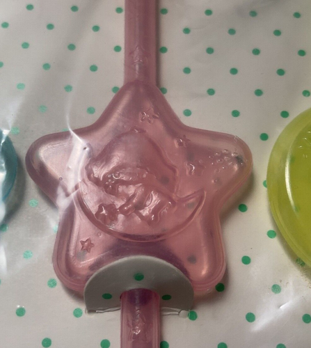 Set paglia Hello Kitty Sanrio 1976 vintage mai usate - Foto 8 di 11