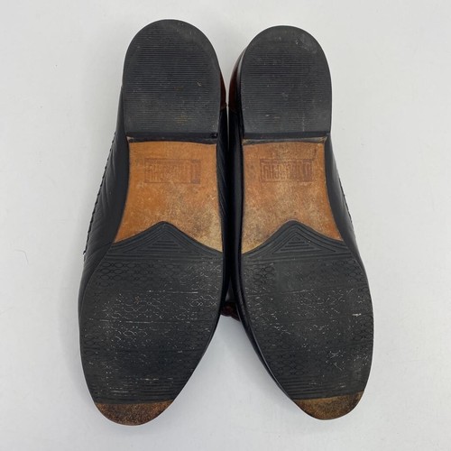Johnston & Murphy Mens Passport Moccasin Black Brown Leather Kiltie Tassel 10.5M - Picture 2 of 11