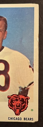 1961 FLEER STAN JONES #6 CHICAGO BEARS SOFT CORNERS BAD EDGE RIGHT CORNERS HOF - Picture 3 of 3