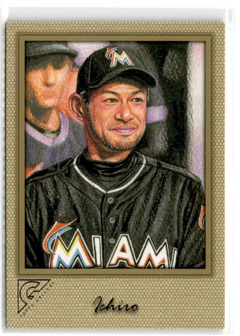 2017 Topps Gallery Canvas Ichiro Suzuki Ichiro 137 Marlins Mariners