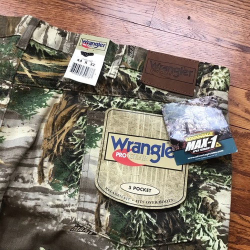 Wrangler ProGear Advantage Max 1 Camo Hunting Pants Mens 44x32 Relaxed Boot Cut - Picture 13 of 14
