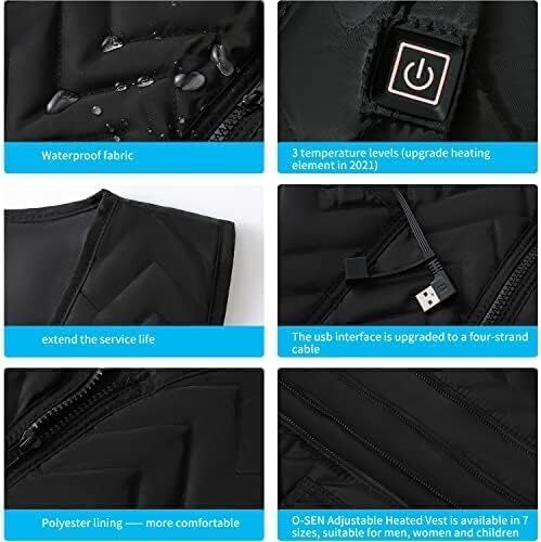 Heated Vest for Women & Men, Battery Not Included - Picture 2 of 4