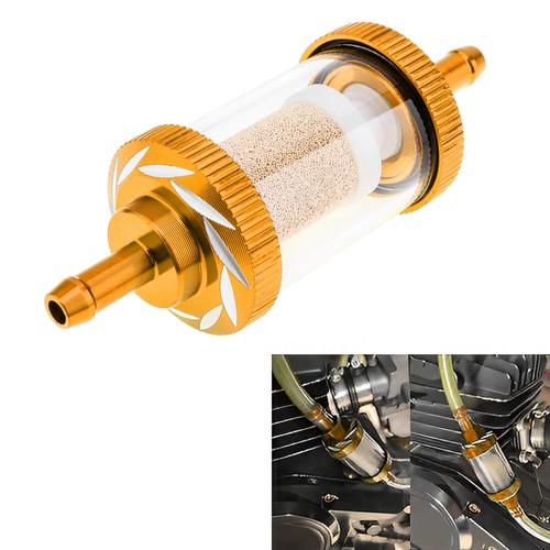 1/4 inch Fuel Filter Fit Universal Motorcycle ATV UTV Lawm Mover Gasoline Filter - Picture 4 of 11