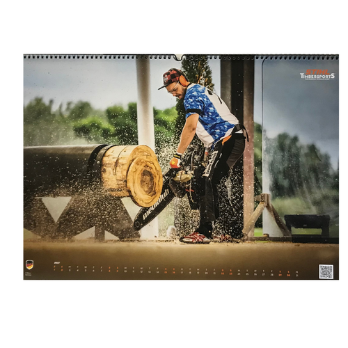 Stihl Wandkalender Timbersports Kiss My Axe 1926 [Kalender 2023