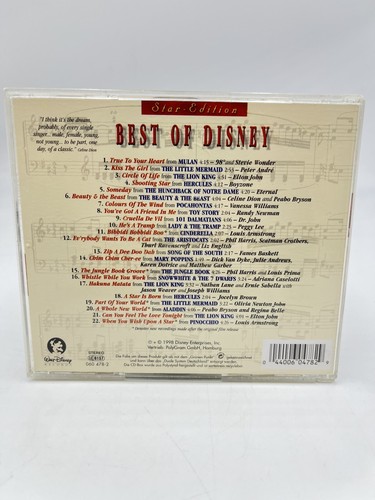 CD Album Best of Disney Star-Edition TV- und Funkwerbung Musik Kinder Klassiker - Bild 3 von 4