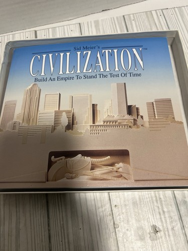 Sid Meier's Civilization (IBM PC 3.5" Floppy, Windows 3.1) 4 Disk + CIB - Picture 3 of 5