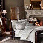 Ralph Lauren Organic Cotton Bethany Jacquard FULL/QUEEN Duvet Cover $500  White