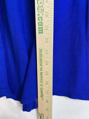 NWT Linea by Louis Dell'Olio Whisper Knit Ribbed Cardigan S Blue Casual Holiday - Bild 6 von 9