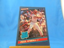 Paul O'Neill Donruss 1986 RC Rated Rookie #37
