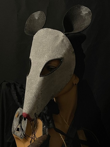 Creepy Scary Opossum Masks, Custom Handmade Folk Horror Props, Halloween Party - Picture 11 of 13