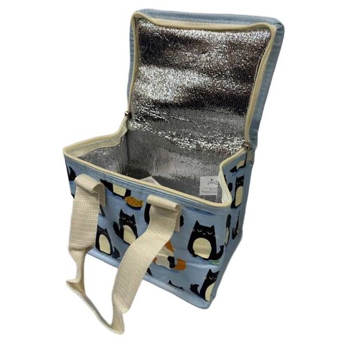 Insulated Thermal Cooler Picnic School Work Lunch Bag Cat Gamer - Picture 7 of 20