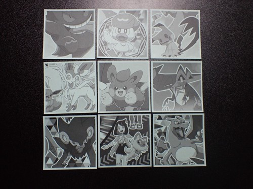Pokemon Wafer Promo Holo Sticker x9 Charizard Tyranitar Altaria etc #5006 - Bild 7 von 12