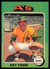 1975 Topps Ray Fosse Oakland Athletics #486