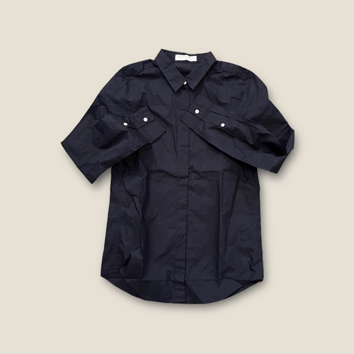 Camicia Everlane cotone con bottoni nera XS nuova senza etichette - Foto 2 di 4