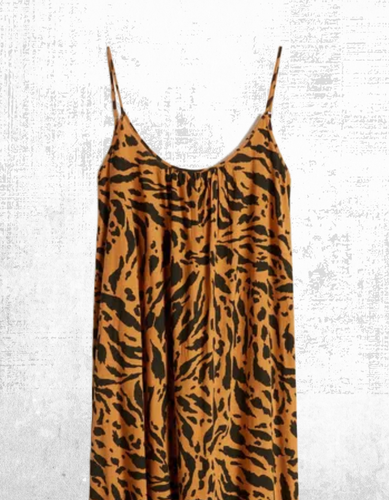 Ex HUSH Women’s Sleeveless Jennifer Maxi Beach Dress in Brown - Picture 3 of 5
