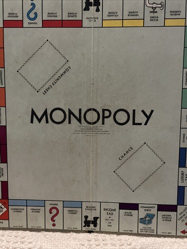 1946 VINTAGE Monopoly Game Board ONLY - Picture 16 of 16