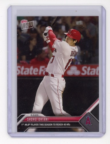 Shohei Ohtani 2023 Topps Now #647 1st Player to Reach 40 HR