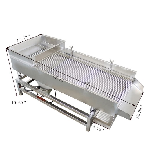 Single Layer 6mm Long Strip Screen Linear Vibrating Screen Stainless Steel - Picture 6 of 19