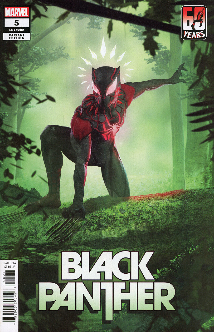 BLACK PANTHER &num;5 BOSS LOGIC VAR  MARVEL  COMICS 2022  STOCK IMG  