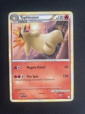 Pokémon TCG Typhlosion Heartgold Soulsilver 32/123 RARE - MP
