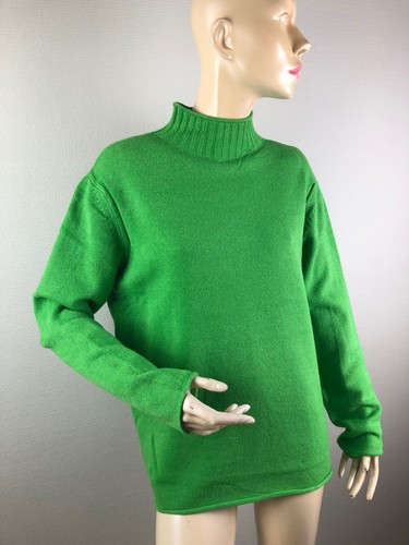 M Kuschelig Os Feinstrick amp;v Strickpullover Stehkragen Grün OZiXPTku