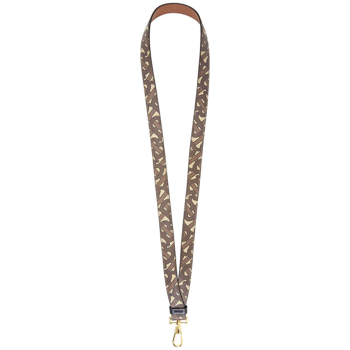 Burberry Monogram Print E-canvas and Leather Lanyard 8025468