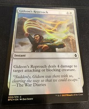 Gideon's Reproach *FOIL* MTG Battle for Zendikar Magic the Gathering