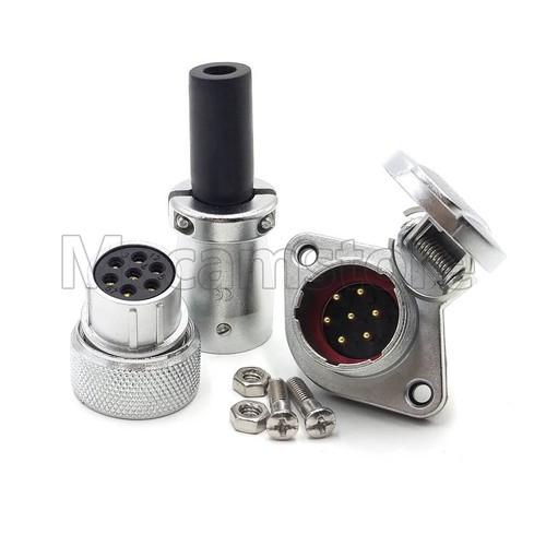 Weipu Ws20 7Pin 10A Aviation Plug & Socket Circular Multipole Connector Bulkhead - Picture 4 of 6