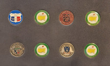 All Arnold Palmer Major Championships Plus US Amateurs Golf Ball Markers 8 pcs