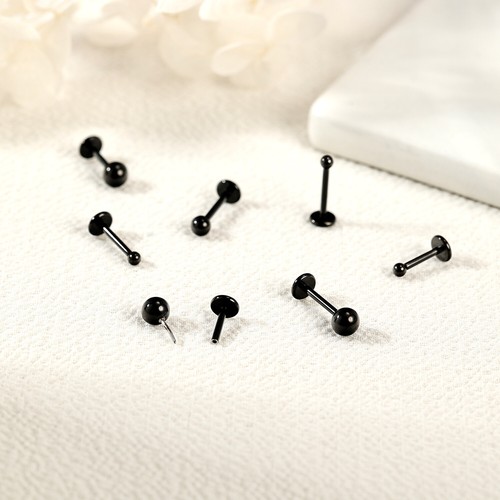 20Pcs Stainless Steel Labret Lip Piercing Push-in Helix Tragus Piercing Jewelry - Picture 14 of 20