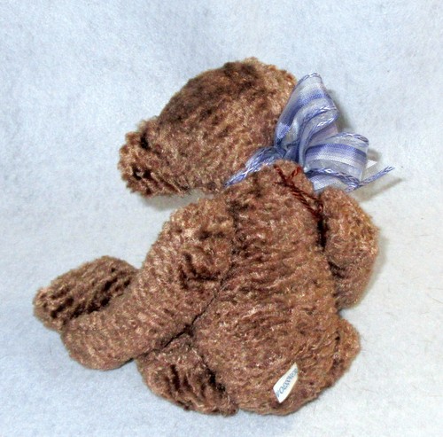 Vintage 1990er Jahre Fudge Ripple Mohair/Viskose 11,5" Handwerker Teddybär Joan Woessner - Bild 4 von 8