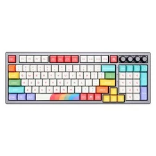 GKS RAINBOW KEYCAP DYE SUBBED KEYCAP SET MDA PROFILE THICK PBT FOR MX STEM