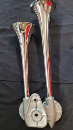 Vintage Chrome Air Boat Horn 11670 - Picture 5 of 7