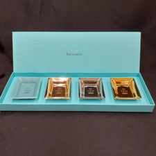 TIFFANY & Co. Vide Poche metallic  Mini Tray Rectangle Plate