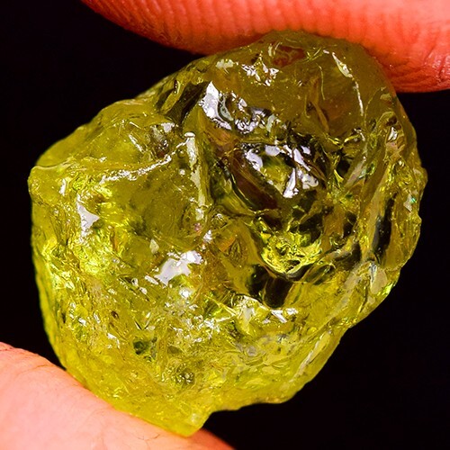 VERY NICE 10.40ct NATURAL100% UNHEATED YELLOW MALI GARNET ROUGH NR! - Picture 3 of 3