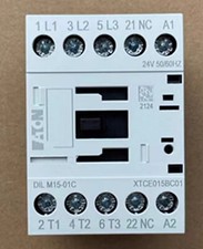 1pcs EATON AC Contactor DILM15-01C AC24V 50/60Hz XTCE015BC01