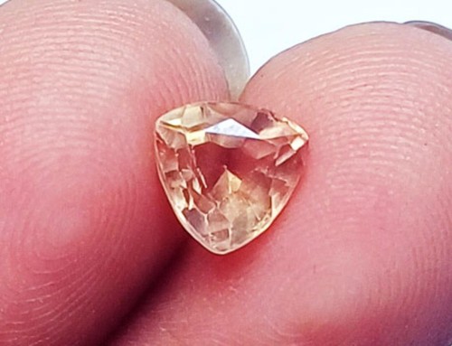 Natürlicher Padparadscha Saphir 1,05 ct zertifiziert loser Edelstein mit kostenlosem Geschenk - Bild 3 von 6