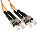 5 PACK LOT 3m ST-ST Duplex 62.5/125 Multimode Fiber Patch Cable Orange 3 Meter