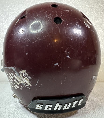Schutt Recruit Hybrid - Youth Football Helmet, Youth Size Medium - Burgundy - Picture 3 of 8