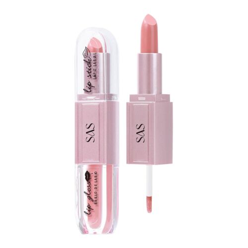 2 In 1 Lipstick & Liquid Lipstick Double Ended Lip Gloss And Lipstick Finish - Picture 8 of 59