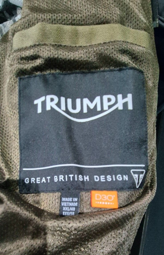 TRIUMPH BEINN GORE-TEX MOTORCYCLE ADVENTURE SCRAMBLER TOURING JACKET XXL / UK48 - Picture 10 of 19