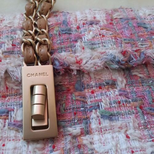 Chanel Pink Blue tweed reissue bag - Picture 5 of 12