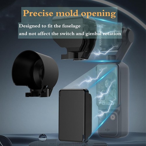Reliable Camera Lens Sunshade Protector with Screen Cover for DJI OSMO Pocket 3 - Picture 3 of 7