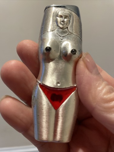 Vintage Refillable Gas Lighter Twin Flame Beauty Collection Gift - Bild 2 von 5