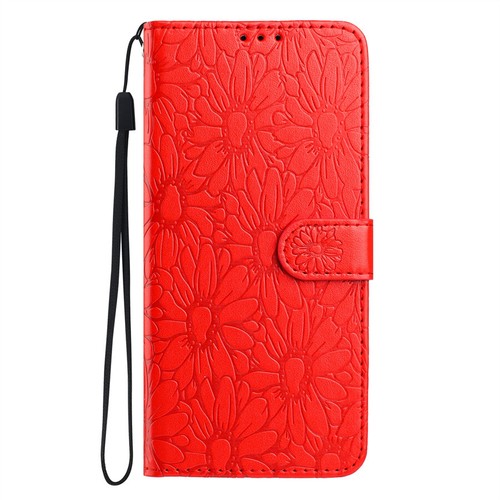 Phone Cover for ZTE Blade A53 Pro A52 A34 A54 A33S Daisy Embossed Wallet Case - Picture 19 of 22