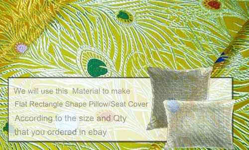 Pillow Cover*Chinese Rayon Brocade Throw Seat Pad Cushion Case Custom Size*BN6 - Picture 15 of 22