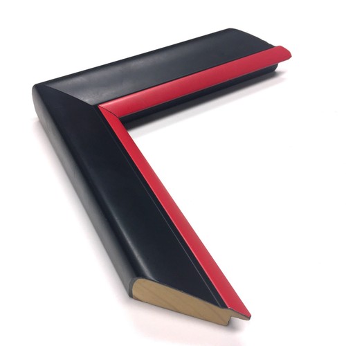 Marco de madera listo para usar de 1 5/8" (negro y rojo) - Imagen 2 de 8