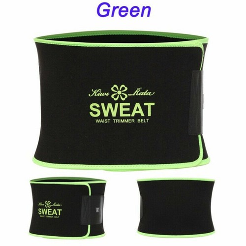 Men Workout Waist Trimmer Trainer Sweat Belt Stomach Wrap Weight Loss Shapewear - Picture 32 of 40